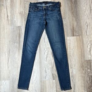 Flying Monkey Dark Blue Skinny Jeans Size 27 inseam 30”
